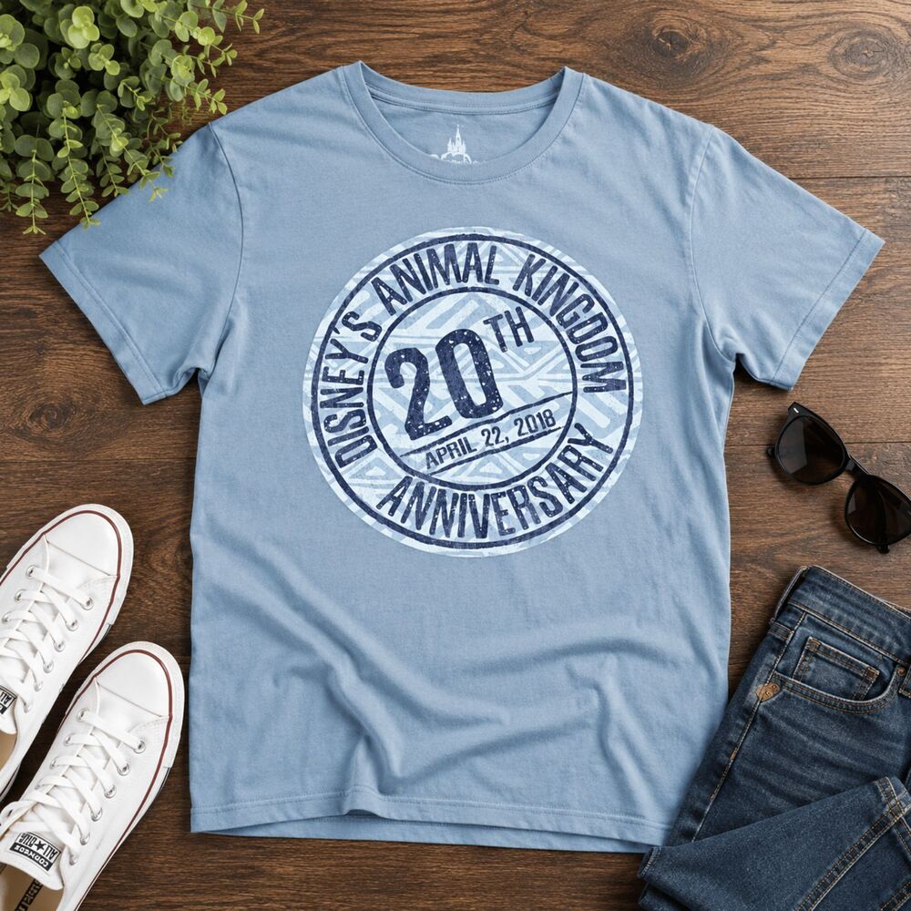 Disney World Animal Kingdom 20th Anniversary Adult Size Small (509)